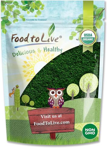 Food to Live Organic Algae Powder Mix, 2 Pounds – Spirulina and Chlorella 50/50 Blend, Non-GMO, Rich in Chlorophyll, Raw, Pure, Vegan Superfood, Bulk, Great for Smoothies, Good Source of Protein in Saudi Arabia