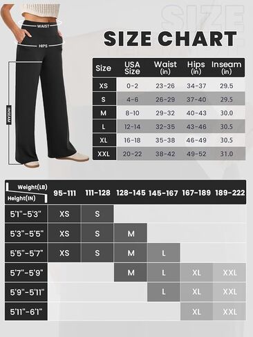 Wide Leg Pants Woman High Waist Yoga Pants with Pockets Loose Stretch Dress Work Pants Casual Lounge Sweatpants in Kuwait