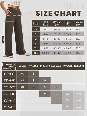 Wide Leg Pants Woman High Waist Yoga Pants with Pockets Loose Stretch Dress Work Pants Casual Lounge Sweatpants in Kuwait