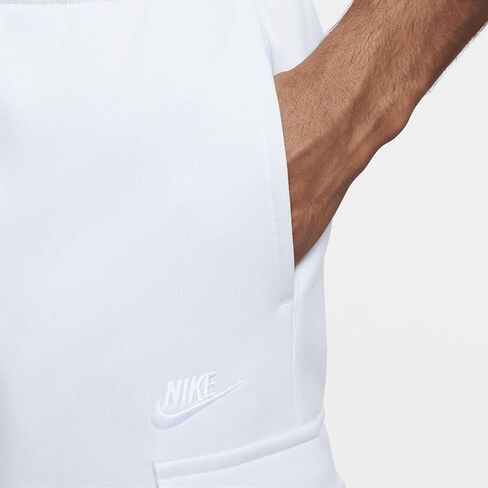 Nike Sportswear Club Fleeceb Men's Cargo Pants (Football Grey/Football Grey/White, CD3129-085) in Saudi Arabia