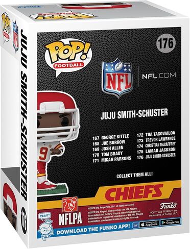 JuJu Smith-Schuster (Kansas City Chiefs) (Away Jersey) Funko Pop! NFL Series 9 in Saudi Arabia