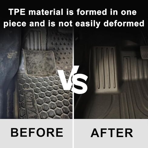 سجادات أرضية لسيارة Lexus RX RX350 RX350h RX500h 2023-2024، سجادات أرضية للسيارات TPE تتضمن جميع سجادات الحماية من الطقس بطانة الصف الأمامي والخلفي باللون الأسود in Kuwait