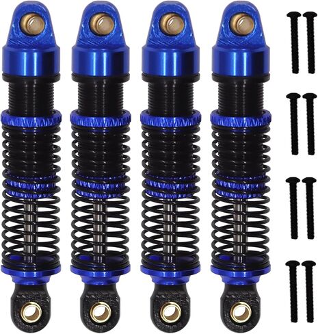 Replacement for TRX-4M TRX4M Shocks 53mm Shocks Long Threaded Shock Absorbers, RC Shocks Upgrades for 1/18 Crawler TRX4M Defender, Bronco, K10 High Trail, F150 RC Crawler (GREEN) in Saudi Arabia
