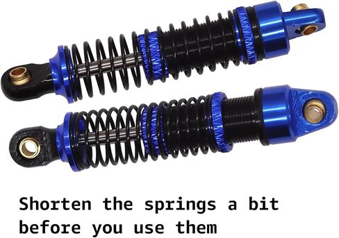 Replacement for TRX-4M TRX4M Shocks 53mm Shocks Long Threaded Shock Absorbers, RC Shocks Upgrades for 1/18 Crawler TRX4M Defender, Bronco, K10 High Trail, F150 RC Crawler (GREEN) in Saudi Arabia