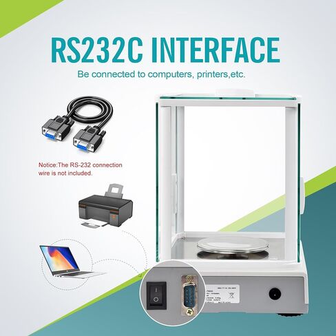 LICHEN Lab Scale High Precision Scale Laboratory 0.001gx300g Accuracy Lab Digital Analytical Balance Scale with Calibration Jewelry Weigh Scale (300g,1mg) in Saudi Arabia