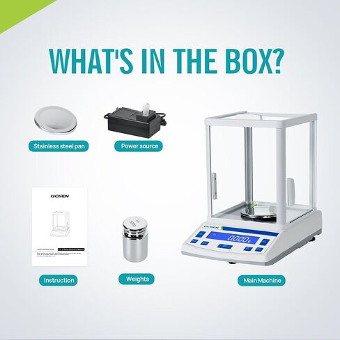 LICHEN Lab Scale High Precision Scale Laboratory 0.001gx300g Accuracy Lab Digital Analytical Balance Scale with Calibration Jewelry Weigh Scale (300g,1mg) in Saudi Arabia