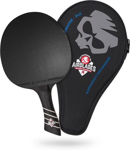 The Peace Maker ALC - (Boys Blue) Professional Ping Pong Paddle - Carbon Fiber Table Tennis Racket Producing Maximum Spin & Control for All Levels - Hard Carry Case & Ergonomic Handle. in Saudi Arabia