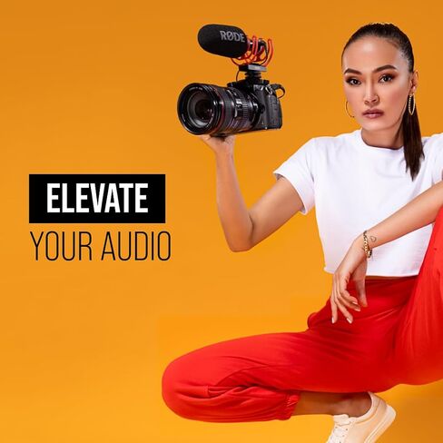 RØDE VideoMic GO II Ultra-compact On-camera Shotgun Microphone with both 3.5mm and USB Outputs for Filmmaking, Content Creation, Podcasting and Video Calls in Saudi Arabia
