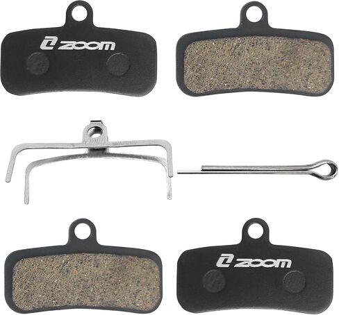 Bike Brake Pads 2 Pairs, Zoom MTB Bike Brake Pads Set, Mountain Bicycle Disc Brakes, No Noise No Skid, Disc Brake Pads & Spring (Semi-Metallic) for Mountain Bike Disc Brakes in Saudi Arabia