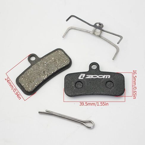Bike Brake Pads 2 Pairs, Zoom MTB Bike Brake Pads Set, Mountain Bicycle Disc Brakes, No Noise No Skid, Disc Brake Pads & Spring (Semi-Metallic) for Mountain Bike Disc Brakes in Saudi Arabia