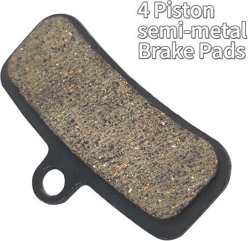 Bike Brake Pads 2 Pairs, Zoom MTB Bike Brake Pads Set, Mountain Bicycle Disc Brakes, No Noise No Skid, Disc Brake Pads & Spring (Semi-Metallic) for Mountain Bike Disc Brakes in Saudi Arabia