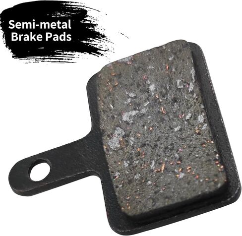 Bike Brake Pads 2 Pairs, Zoom MTB Bike Brake Pads Set, Mountain Bicycle Disc Brakes, No Noise No Skid, Disc Brake Pads & Spring (Semi-Metallic) for Mountain Bike Disc Brakes in Saudi Arabia