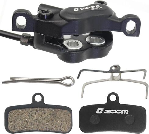 Bike Brake Pads 2 Pairs, Zoom MTB Bike Brake Pads Set, Mountain Bicycle Disc Brakes, No Noise No Skid, Disc Brake Pads & Spring (Semi-Metallic) for Mountain Bike Disc Brakes in Saudi Arabia