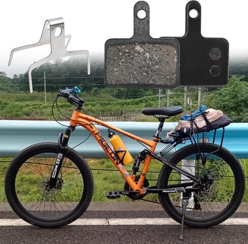 Bike Brake Pads 2 Pairs, Zoom MTB Bike Brake Pads Set, Mountain Bicycle Disc Brakes, No Noise No Skid, Disc Brake Pads & Spring (Semi-Metallic) for Mountain Bike Disc Brakes in Saudi Arabia