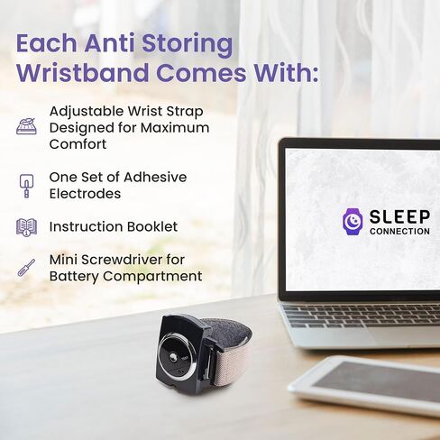 Anti-Snore Wristband - Advanced Anti Snoring Device with Bionic Detection Technology, Adjustable Intensity, Comfortable & Anti Snore Device for Men and Women in Saudi Arabia