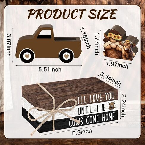 5 PCS Bee Tiered Tray Decor, Humble Bee Sign Book Stack & Truck with Gnome Signs Farmhouse Summer Tiered Tray Decor for Home Table Shelf Decor Holiday Party Decor in Saudi Arabia