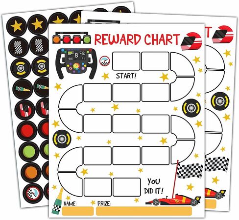 10 Rainbow Reward Chart with 216 Round Stickers, Incentive Behavior Chart for Kids at Home Classroom, Kids Routine Daily Chore Sticker Chart-A16 in Saudi Arabia