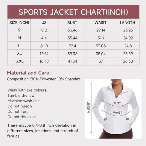 Workout Jackets for Women Zip Up Running Jackets Lightweight Sport Gym Yoga Athletic Clothes Slim Fit in Saudi Arabia