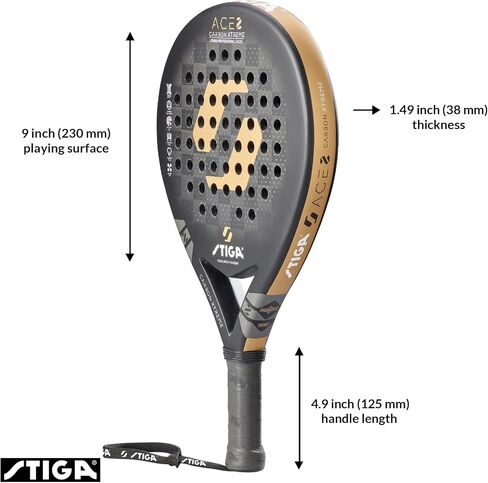 STIGA Padel Racket | Durable, Speed & Control - Paddle Ball Racquet for Maximum Performance - Competition Approved - Designed in Sweden in Kuwait