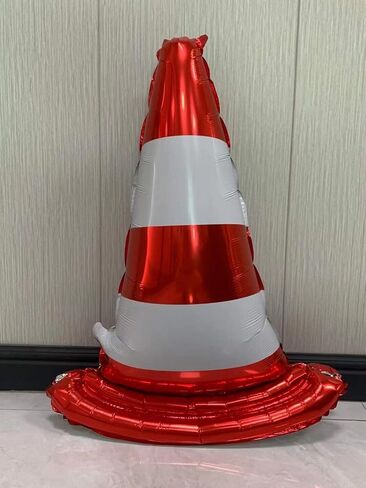 3D Traffic Safety Cones 35 Inch, Set of 6 pcs for Parking Lot, Road Safety, Construction Events, Traffic, Party Games, Red foil balloon in Saudi Arabia