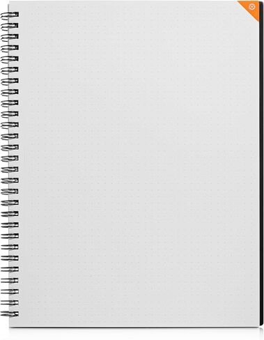 للقيام بقائمة دفتر الملاحظات | مخطط بسيط مزود بقائمة مراجعة المهام وشبكة النقاط وأقسام الملاحظات. 100 صفحة غير مؤرخة، ورق سميك 120 جرامًا للمتر المربع، مقاس A5، 5.8 × 8.3 بوصة، أسود in Kuwait