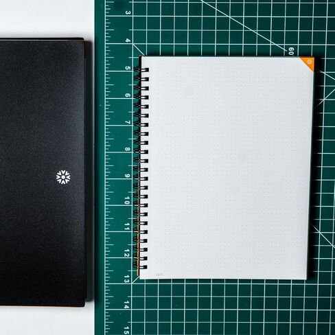 للقيام بقائمة دفتر الملاحظات | مخطط بسيط مزود بقائمة مراجعة المهام وشبكة النقاط وأقسام الملاحظات. 100 صفحة غير مؤرخة، ورق سميك 120 جرامًا للمتر المربع، مقاس A5، 5.8 × 8.3 بوصة، أسود in Kuwait