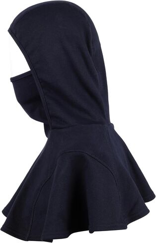 BOCOMAL FR Face Mask Winter Fleece Balaclava Neck Hood 10.5oz 100% C Flame Resistant Welding Full Head Neck Cover in Kuwait