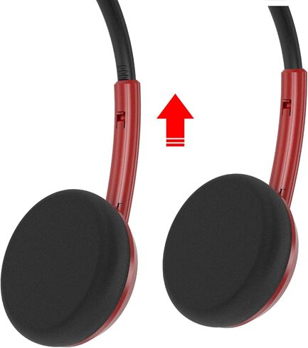 GEEKRIA USB Headset with Mic and Mute Option, Wired Headphone for PC, Laptop, Computer Headset with Noise Cancelling Microphone, All Day Comfort for Meetings, Call Center, School (Off White) in Saudi Arabia