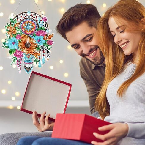 EEEKit 5D DIY مجموعات الطلاء الماس الطيور الكاردينال، الحرف الفنية الماس للبالغين، زهرة الطيور الماس الكريستال جوهرة الفن Suncatcher، الماس الصغيرة رسمت زخرفة معلقة علامة جدار الفن المعلقات نافذة in Saudi Arabia