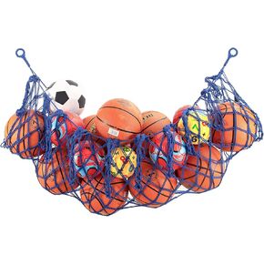 Ball Storage Net,Organizer Net for Basketball,Volleyball,Football,Sport Equipment Storage Hanging Hammock,Garage Ball Storage Net,Sports Ball Storage,Toy Net.