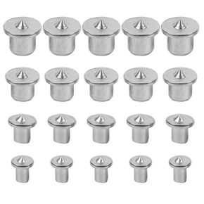 Dowel Pins Center Point Set Dowel Tenon Center Transfer Plugs Dowel Marker Set, Doweling Centering Pins Transfer Plugs Drill Hole Tool for Woodworking Tool Accessories (20 Pcs 1/4 5/16 3/8 1/2 Inch)