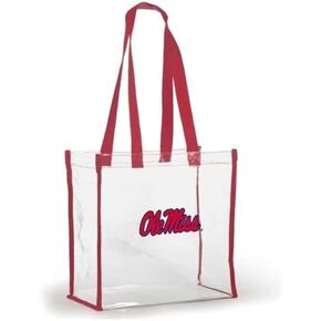 Ole Miss 214 NCAA Clear Stadium Tote Purse Bag