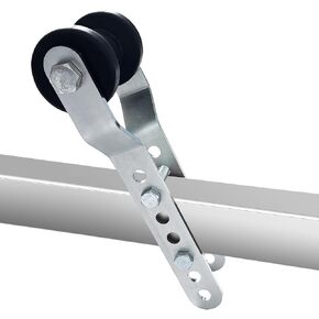 Marine Keel Roller, Adjustable Roller Bracket Assembles, 4" Rubber Keel Roller for Boat Trailer