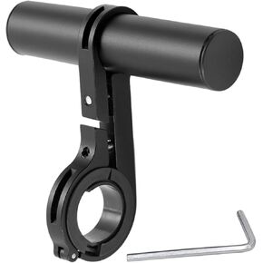 Emove Aluminium Alloy Bike Handlebar Extender 22.2 Mm X 31.8 Mm With Tube Length 70 Mm, Suitable for 31.8 Caliber Handlebar Bike, Can Be Used For Holding Bicycle Flashlight Stopwatch