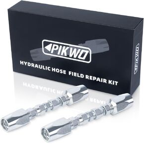 2-Pack Hydraulic Hose Field Repair Kit,1/2" Inner Diameter Reusable