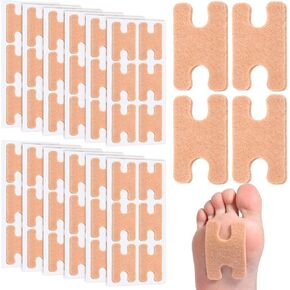 72Pcs H-Shape Callus Cushions Felt Corn Pads for Feet Self Stick Metatarsal Pads Foot Cushions for Pain Relief Callus Pads Keep Protecting Calluses from Rubbing on Shoes for Women Men Heel Pads