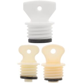 Healvian Hot Water Bag Stopper, 3pcs Plastic Hot Water Bottle Cap Hot Water Bottle Bag Sealing Plug Replacement Anti-Leak Hot Water Sack Plug for Water Bag