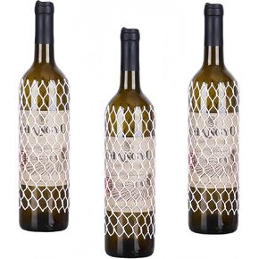 100 Pcs Wine Mesh Protective Sleeves - PE Net Wine Liquor Bottles Protector for Safe Bottle Protection