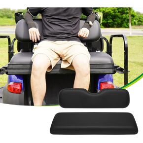 Universal Rear Replacement Cushion for Golf Cart Rear Seat Kit, Golf Cart Back Cushion Seat for CLUB CAR EZGO TXT RXV YAMAHA, Compatible with Most Golf Cart Flip Seats, Tan Color