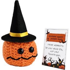 Emotional Support Pickle, Cute Halloween Positive Pickle Decoration, Emotional Support Plush Gift for Women, Men, Friends, Family