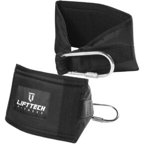 Ab Straps (Pair of 2) - Comfortable Hanging Ab Straps for Men & Women - Thickly Padded Hanging Ab Straps for Pull Up Bar - Black