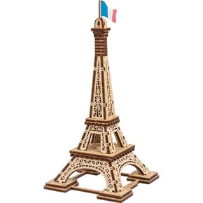 UGEARS Paris Tower 3D Puzzles for Adults - Model Building Kits Wood Puzzle Hobbies for Men - Rompecabezas 3D para Adultos - Wooden Model Kit to Build