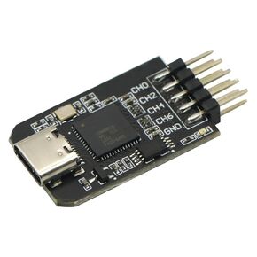 Mini Logic Analyzer 8 Channels 24MHZ Type-C Interface microcontroller Debugging Protocol Analysis for ARM FPGA