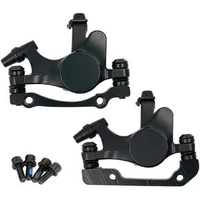 1 Pair Bike Mechanical Disc Brake Caliper,MTB Dual Piston Line Pulling Brakes Front & Rear Caliper for Mountain Bikes,Folding Bikes,Road Bikes