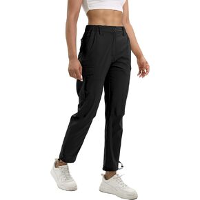 NATUVENIX Hiking Pants Women Lightweight Cargo Pants for Women Quick Dry Travel Pants Women Stretchy Womens Casual Pants