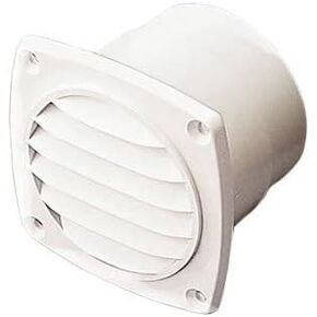 Sea-Dog Abs White Hose Thru-Vent, 3-11/16"L X 3-11/16"W X 2-7/16"D