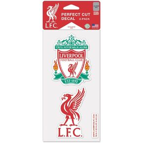 WinCraft Liverpool FC Die Cut Set Of Two 4x4 Decals