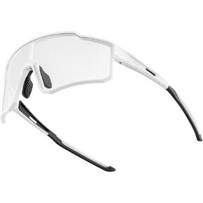 ROCKBROS Photochromic Cycling Glasses UV400 Sports Sunglasses for Men Women Clear Biking Glasses for Baseball Running MTB Riding Golf Fishing