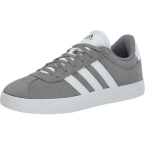 adidas Vl Court 3.0 Lace-Up Sneaker, White/Dark Blue/Better Scarlet, 6 US Unisex Big Kid