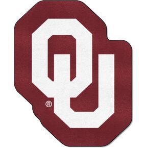 Fanmats 8331 University of Oklahoma Sooners Nylon Mascot Shaped Rug